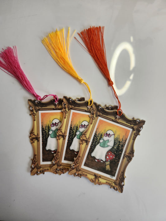 Mini Masterpiece Bookmark - Just One More Chapter - 3"x4"