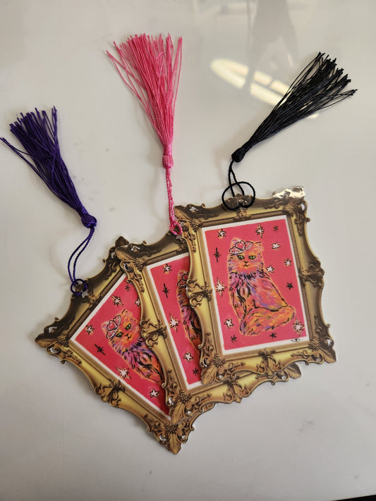 Mini Masterpiece Bookmark - Princess Donut the Queen Anne Chonk - 3"x4"