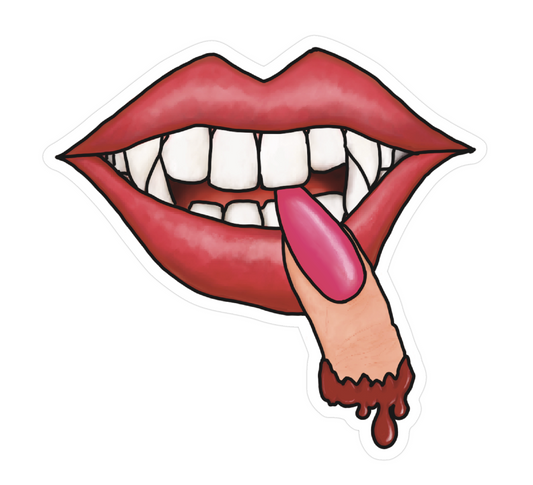 Bite Me - Sticker - 2" x 2"